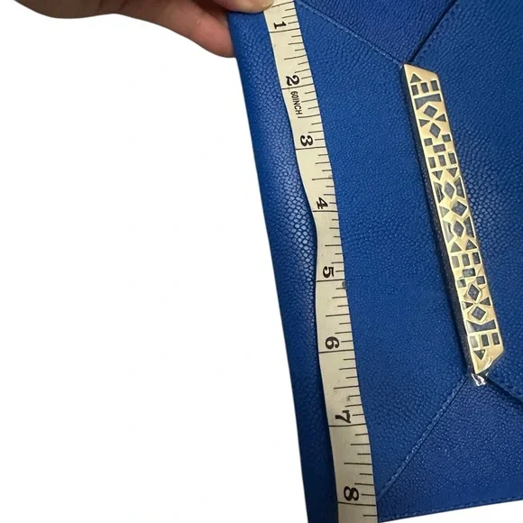 Stella And Dot Envelope Clutch Wristlet COBALT Blue with 3 Card Holders NWOT - Picture 5 of 10